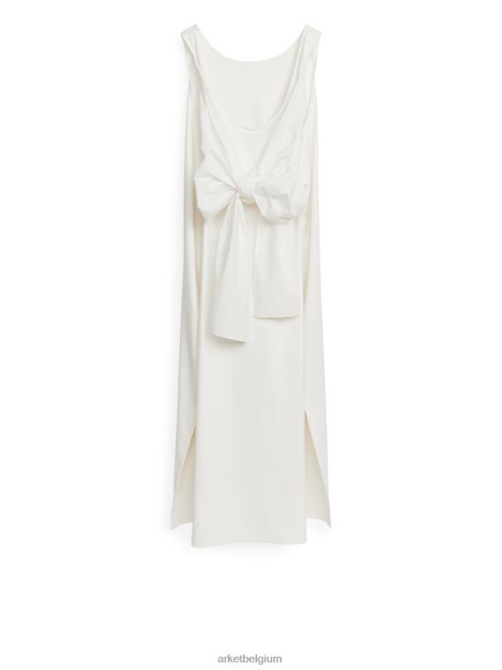 ARKET kleding 0DXJP70 wit Jerseyjurk met poplin-details vrouwen