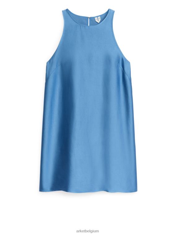 ARKET kleding 0DXJP86 blauw boxy mini-jurkje vrouwen