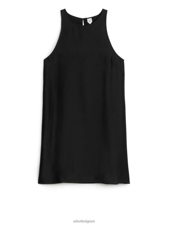 ARKET kleding 0DXJP88 zwart boxy mini-jurkje vrouwen