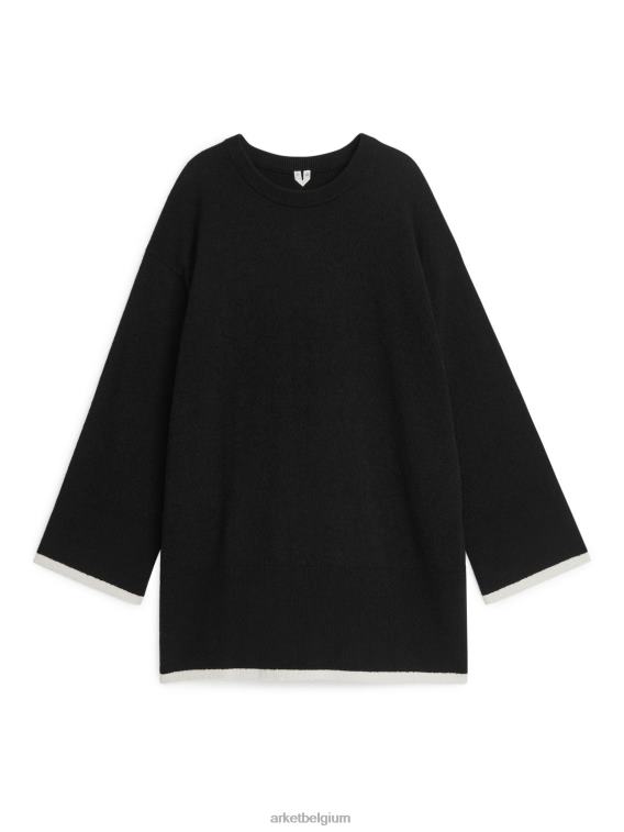 ARKET kleding 0DXJP420 zwart bouclé trui vrouwen