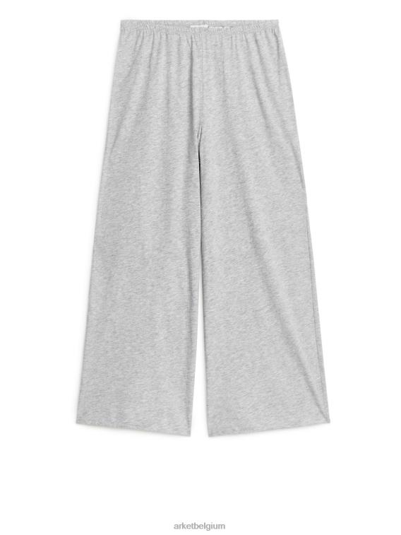 ARKET kleding 0DXJP520 grijs gemêleerd katoenen pyjamabroek vrouwen