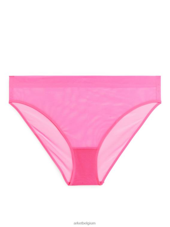ARKET kleding 0DXJP537 roze mesh slipje vrouwen
