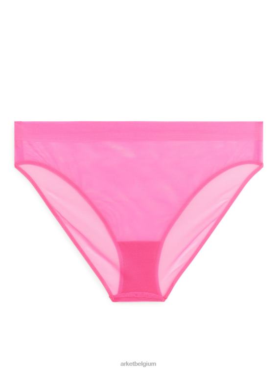 ARKET kleding 0DXJP537 roze mesh slipje vrouwen