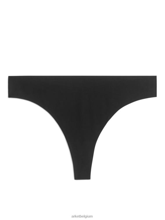 ARKET kleding 0DXJP543 zwart naadloze strings vrouwen