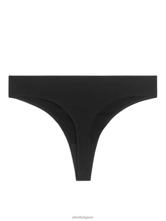 ARKET kleding 0DXJP543 zwart naadloze strings vrouwen