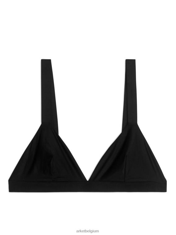 ARKET kleding 0DXJP544 zwart zachte triangelbeha vrouwen