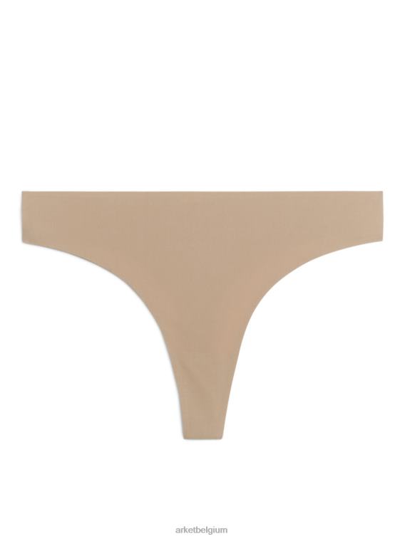 ARKET kleding 0DXJP546 beige naadloze strings vrouwen