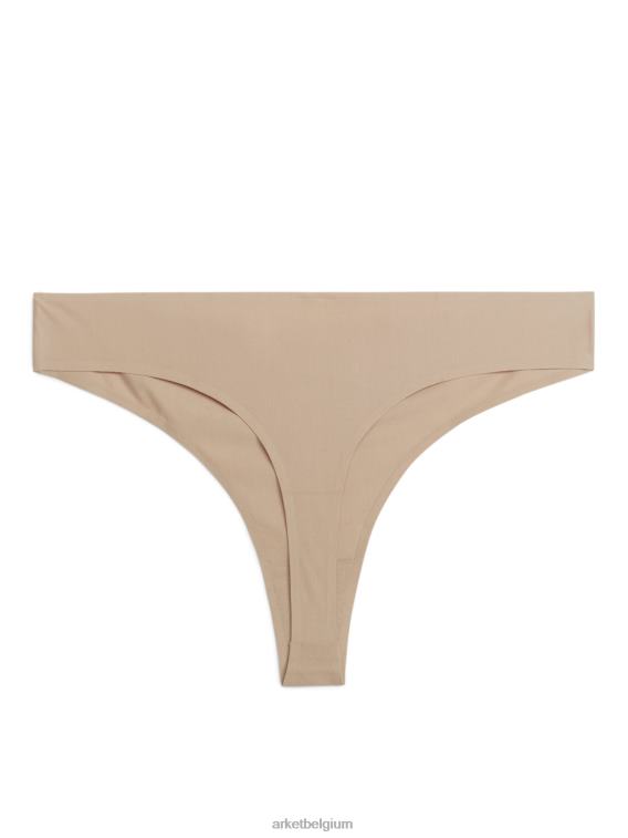 ARKET kleding 0DXJP546 beige naadloze strings vrouwen