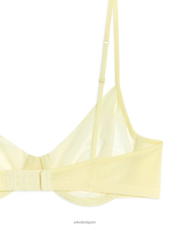 ARKET kleding 0DXJP548 geel beugelbeha van mesh vrouwen