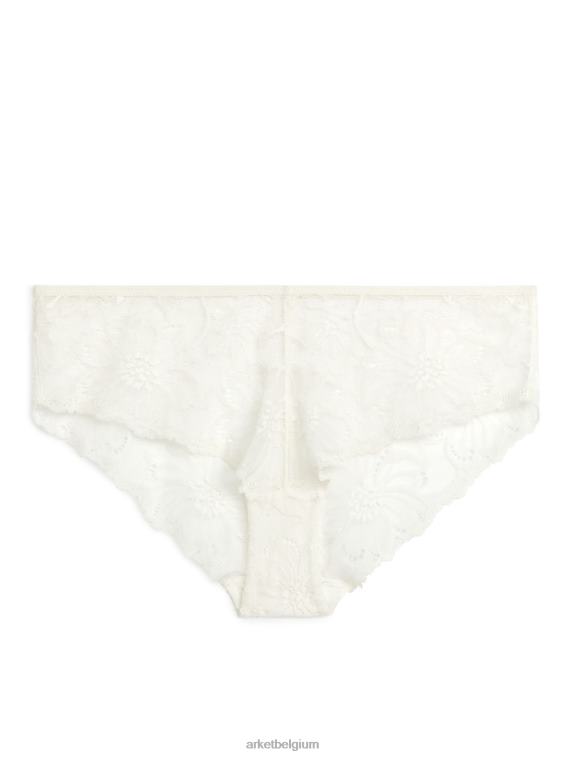 ARKET kleding 0DXJP554 gebroken wit hipsters van kant vrouwen