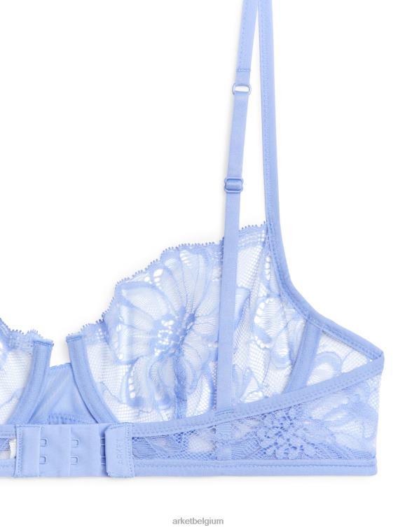 ARKET kleding 0DXJP555 blauw kanten draadbeha vrouwen