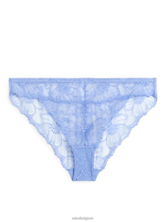 ARKET kleding 0DXJP556 blauw kanten slipje vrouwen