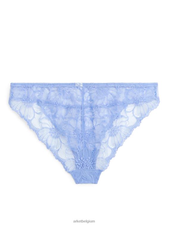 ARKET kleding 0DXJP556 blauw kanten slipje vrouwen