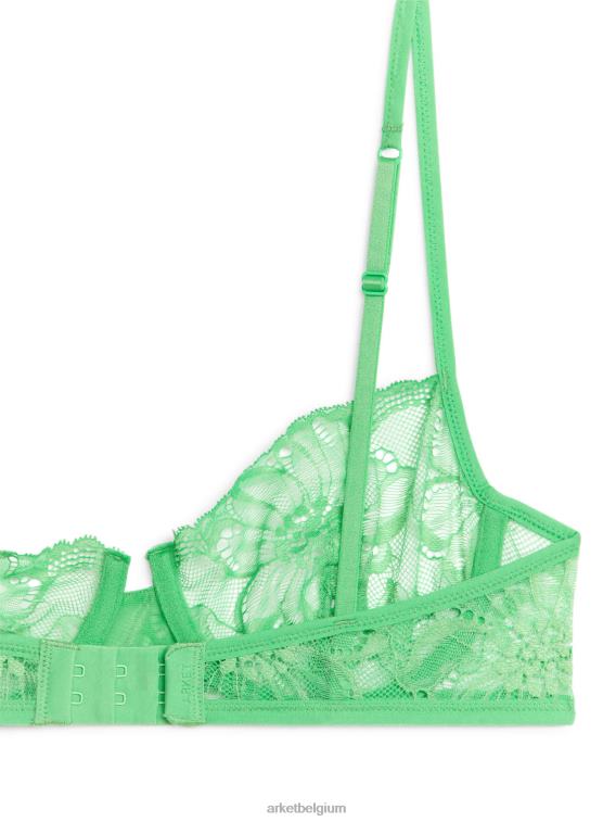 ARKET kleding 0DXJP557 groente kanten draadbeha vrouwen