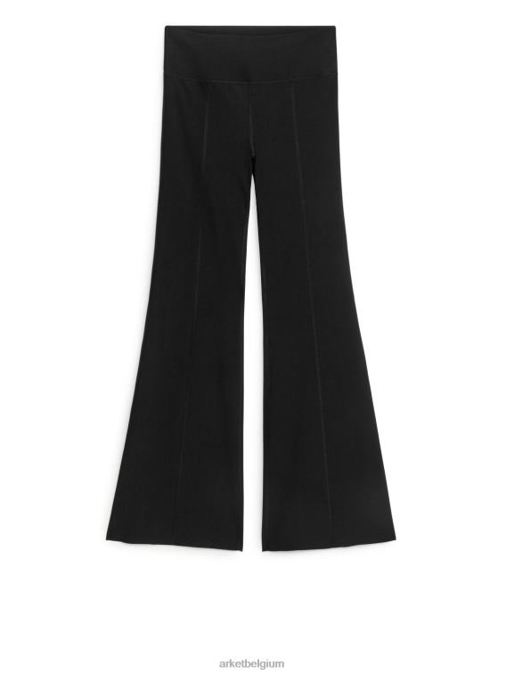 ARKET kleding 0DXJP195 zwart uitlopende legging vrouwen