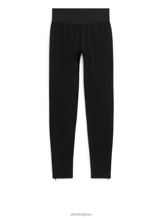 ARKET kleding 0DXJP215 zwart naadloze legging vrouwen