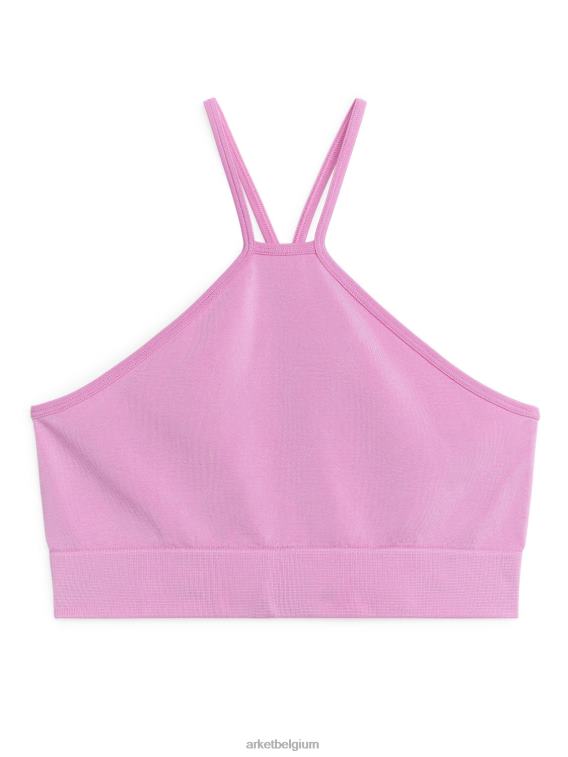 ARKET kleding 0DXJP501 roze naadloze sporttop vrouwen