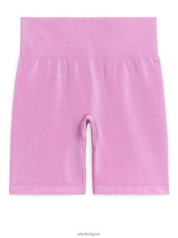 ARKET kleding 0DXJP502 roze naadloze sportshort vrouwen