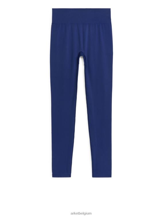 ARKET kleding 0DXJP509 blauw naadloze yogalegging vrouwen