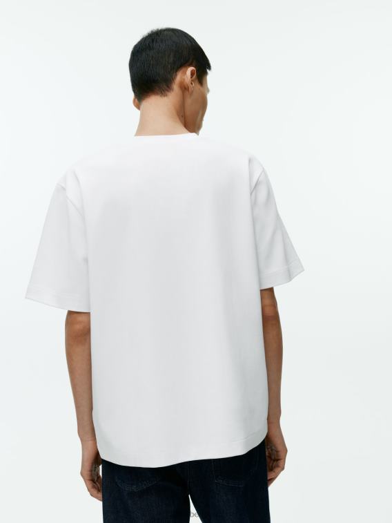 ARKET kleding 0DXJP1008 wit interlock t-shirt vrouwen