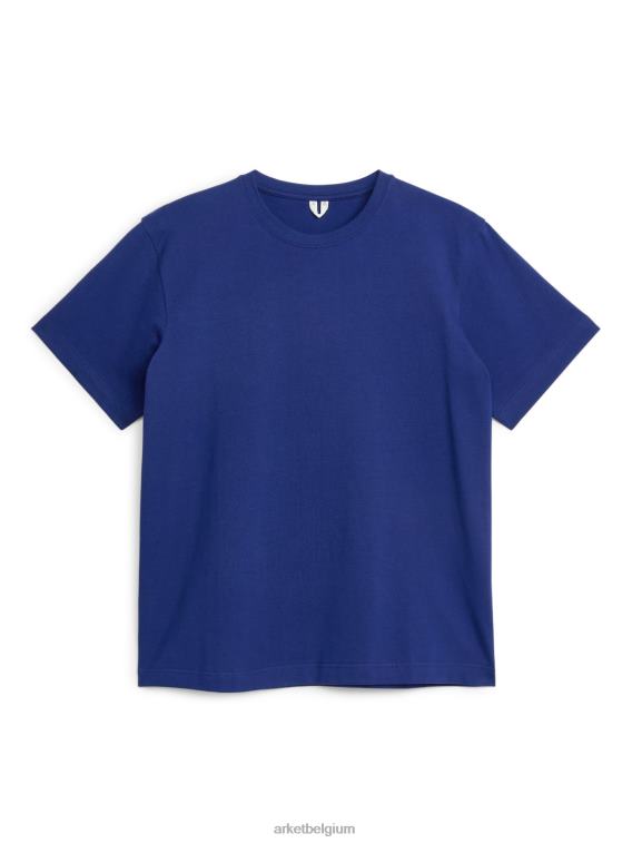 ARKET kleding 0DXJP1019 blauw zwaargewicht t-shirt vrouwen