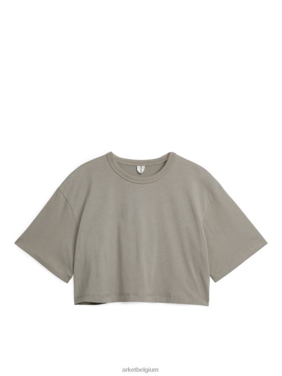 ARKET kleding 0DXJP299 wrat cropped t-shirt vrouwen