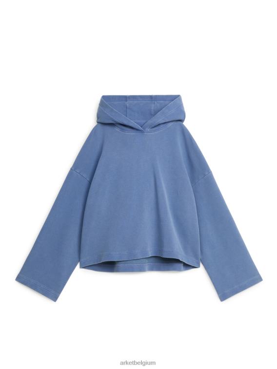ARKET kleding 0DXJP325 blauw ontspannen hoodie vrouwen