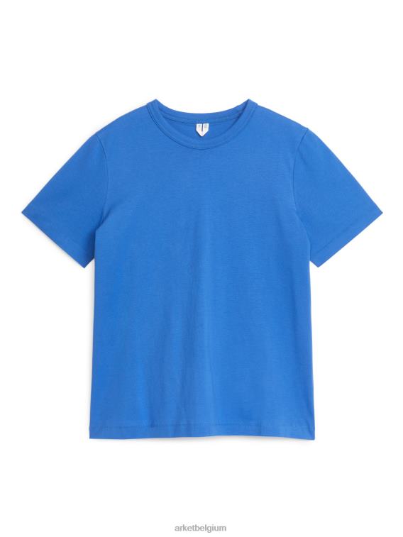 ARKET kleding 0DXJP334 helderblauw T-shirt met korte mouwen vrouwen