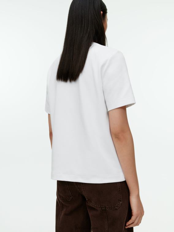 ARKET kleding 0DXJP339 wit zwaargewicht t-shirt vrouwen