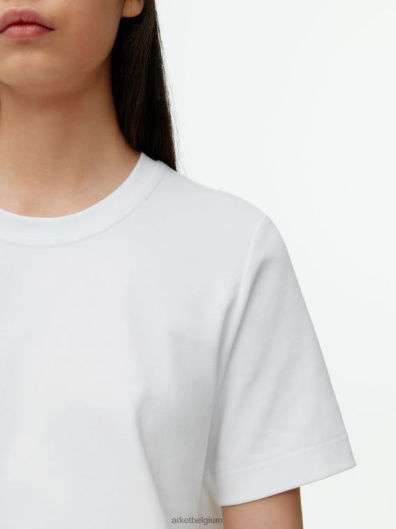 ARKET kleding 0DXJP339 wit zwaargewicht t-shirt vrouwen