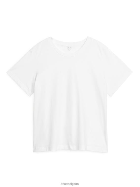 ARKET kleding 0DXJP369 wit boxy t-shirt vrouwen