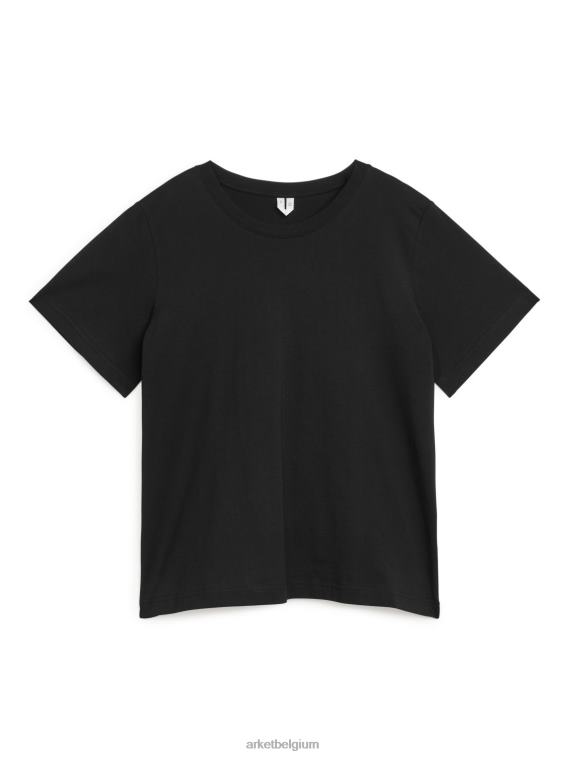 ARKET kleding 0DXJP370 zwart boxy t-shirt vrouwen