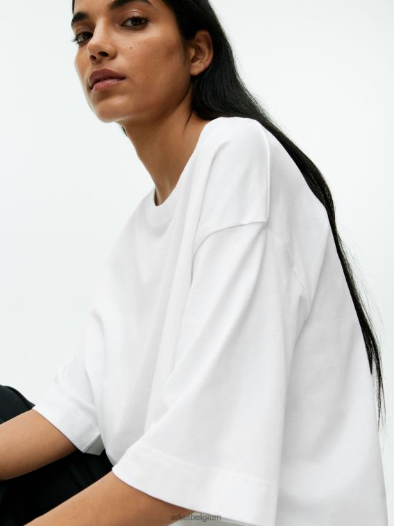 ARKET kleding 0DXJP390 wit oversized t-shirt vrouwen