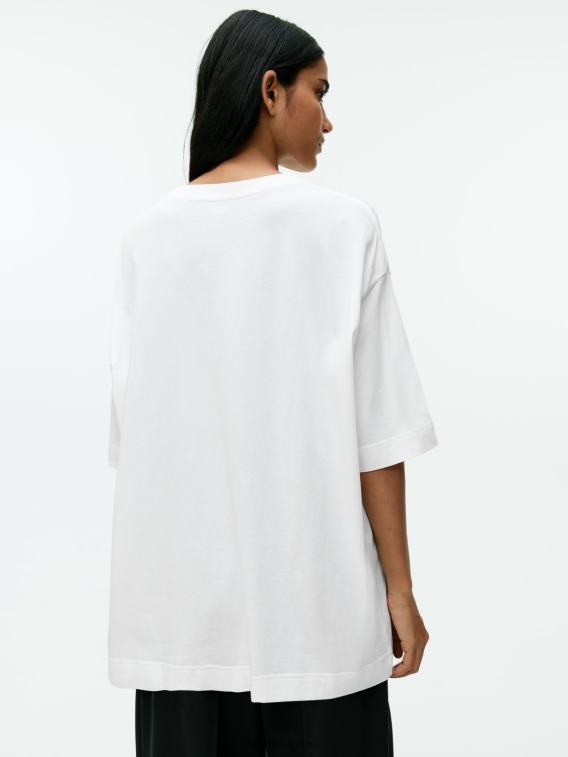 ARKET kleding 0DXJP390 wit oversized t-shirt vrouwen