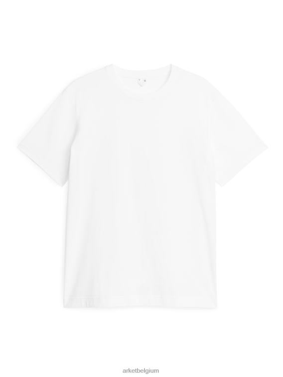 ARKET kleding 0DXJP987 wit middelzwaar t-shirt vrouwen