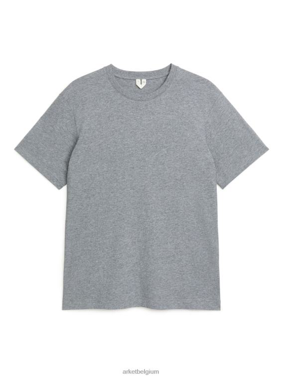 ARKET kleding 0DXJP988 grijs gemêleerd middelzwaar t-shirt vrouwen