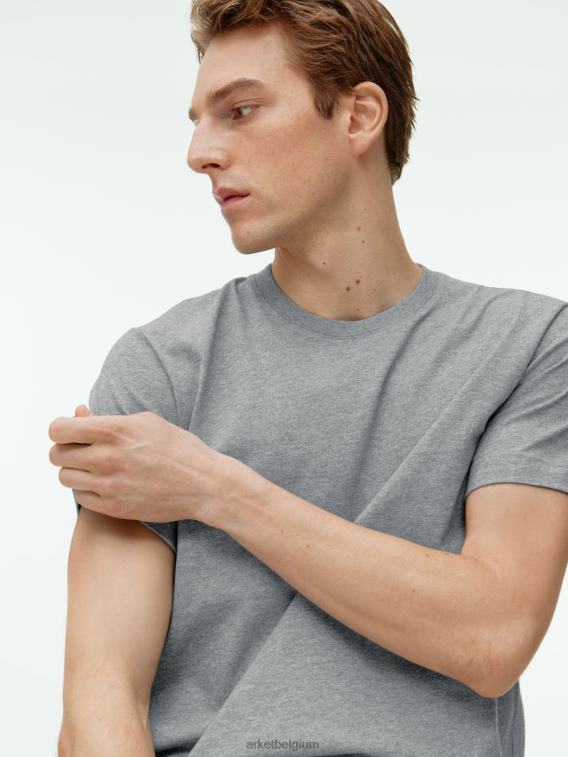 ARKET kleding 0DXJP988 grijs gemêleerd middelzwaar t-shirt vrouwen