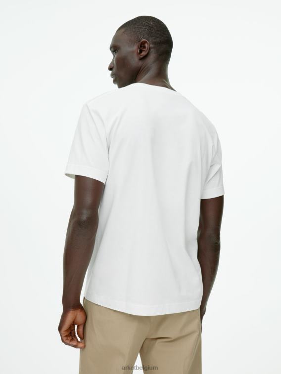 ARKET kleding 0DXJP989 gebroken wit middelzwaar t-shirt vrouwen