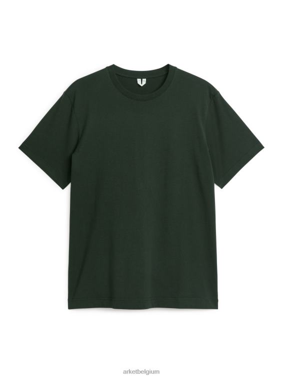 ARKET kleding 0DXJP990 donkergroen middelzwaar t-shirt vrouwen