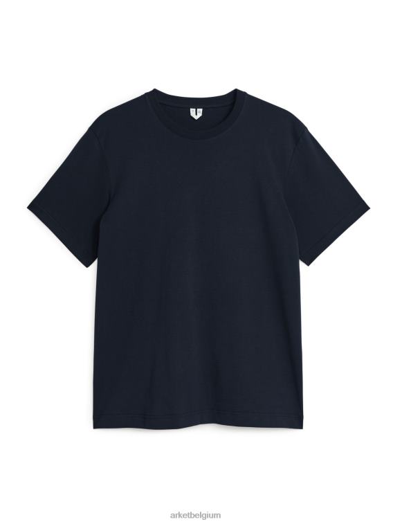 ARKET kleding 0DXJP991 donkerblauw middelzwaar t-shirt vrouwen