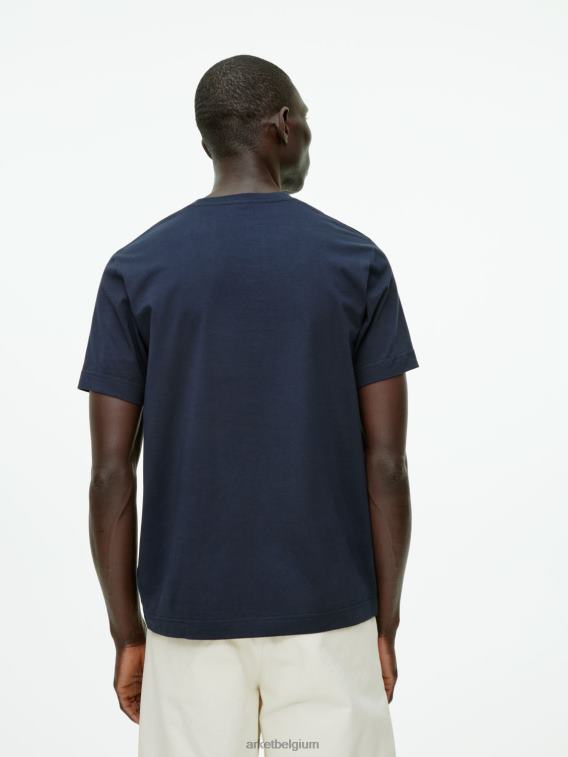 ARKET kleding 0DXJP991 donkerblauw middelzwaar t-shirt vrouwen