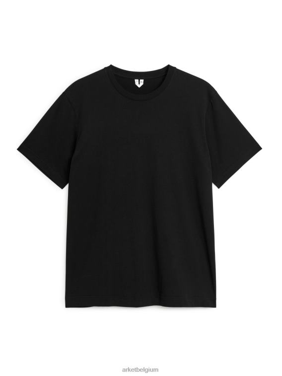 ARKET kleding 0DXJP992 zwart middelzwaar t-shirt vrouwen