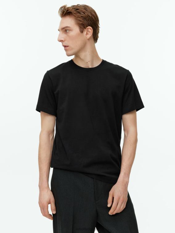 ARKET kleding 0DXJP992 zwart middelzwaar t-shirt vrouwen