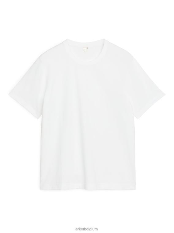 ARKET kleding 0DXJP995 wit zwaargewicht t-shirt vrouwen