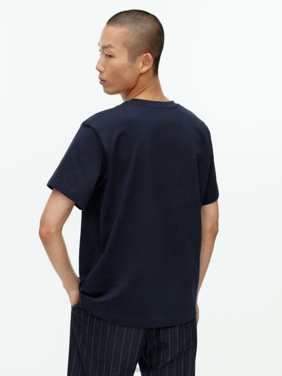 ARKET kleding 0DXJP999 donkerblauw zwaargewicht t-shirt vrouwen