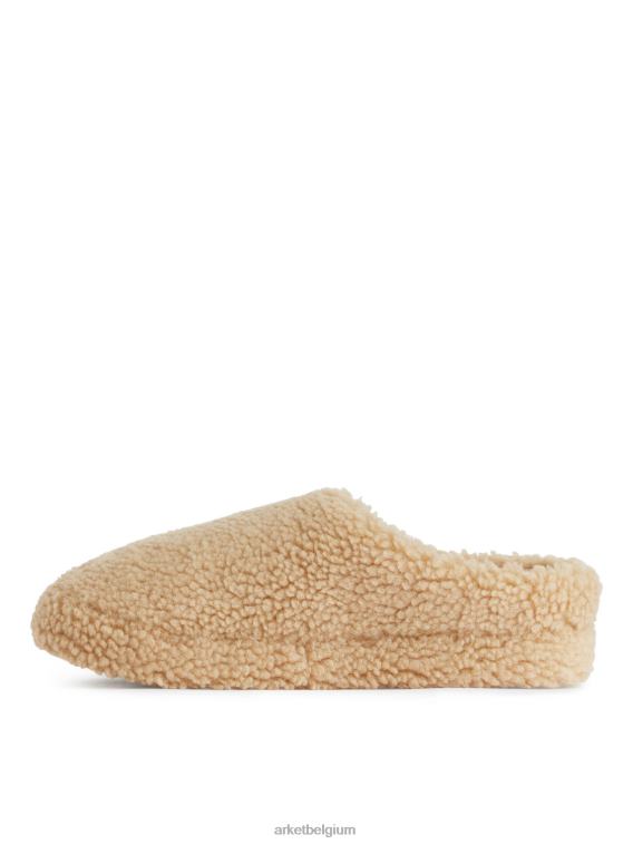 ARKET schoenen 0DXJP523 beige indoor pantoffel vrouwen
