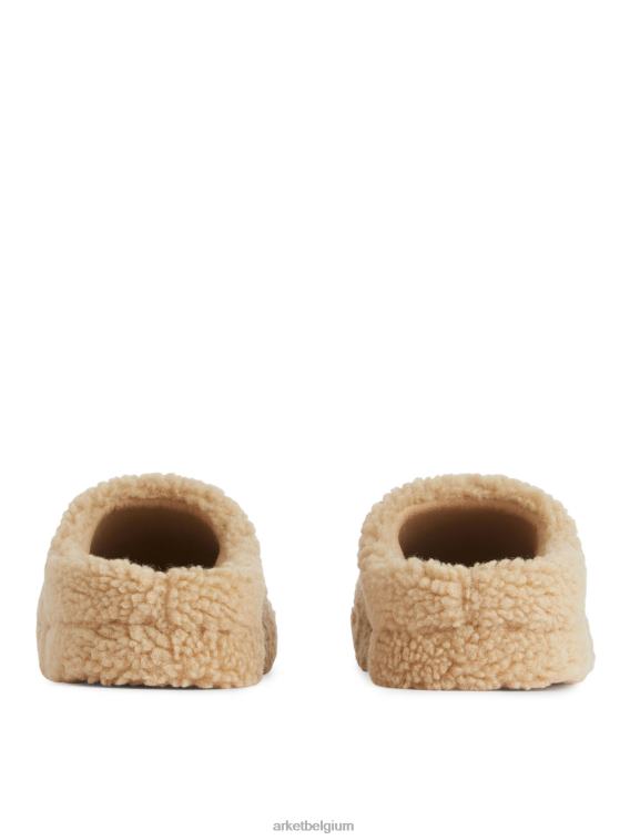ARKET schoenen 0DXJP523 beige indoor pantoffel vrouwen