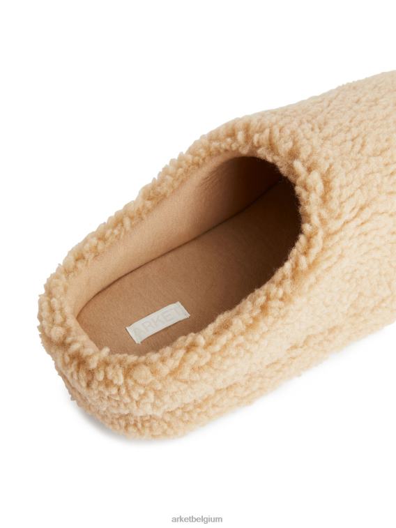 ARKET schoenen 0DXJP523 beige indoor pantoffel vrouwen