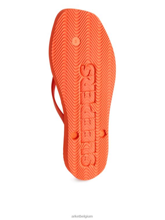 ARKET schoenen 0DXJP710 oranje slapers taps toelopende slippers vrouwen