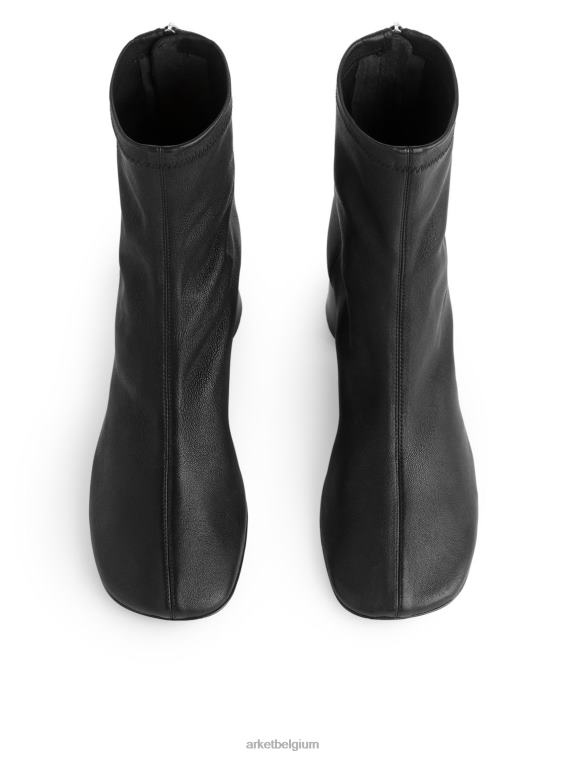 ARKET schoenen 0DXJP699 zwart Soklaarzen van stretchleer vrouwen